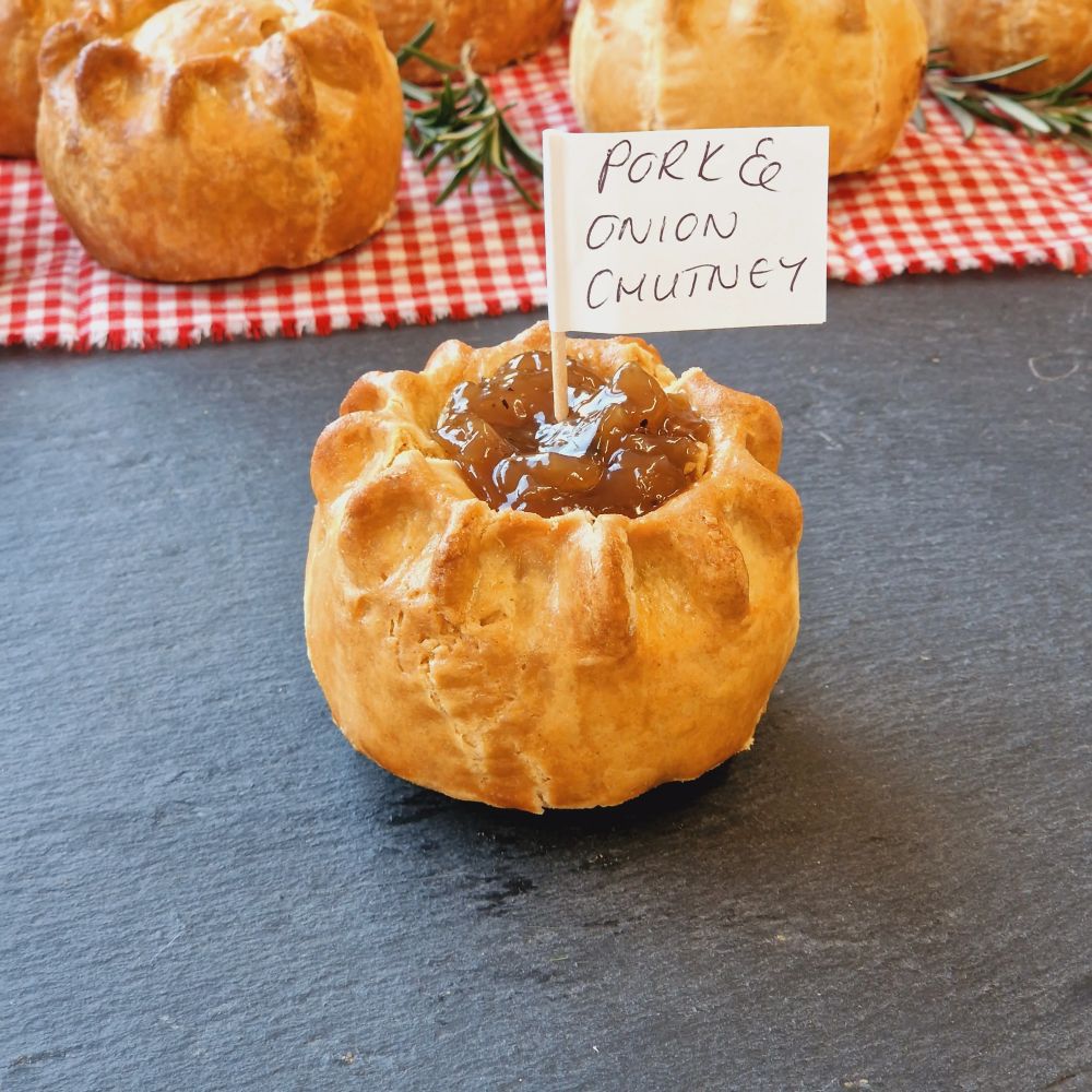 Onion Chutney Pork Pie